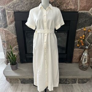NWT Wilfred Elata Linen Maxi Dress